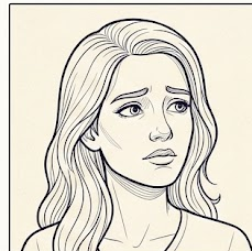 Wireframe line-art avatar illustration of Ola Sunkendata